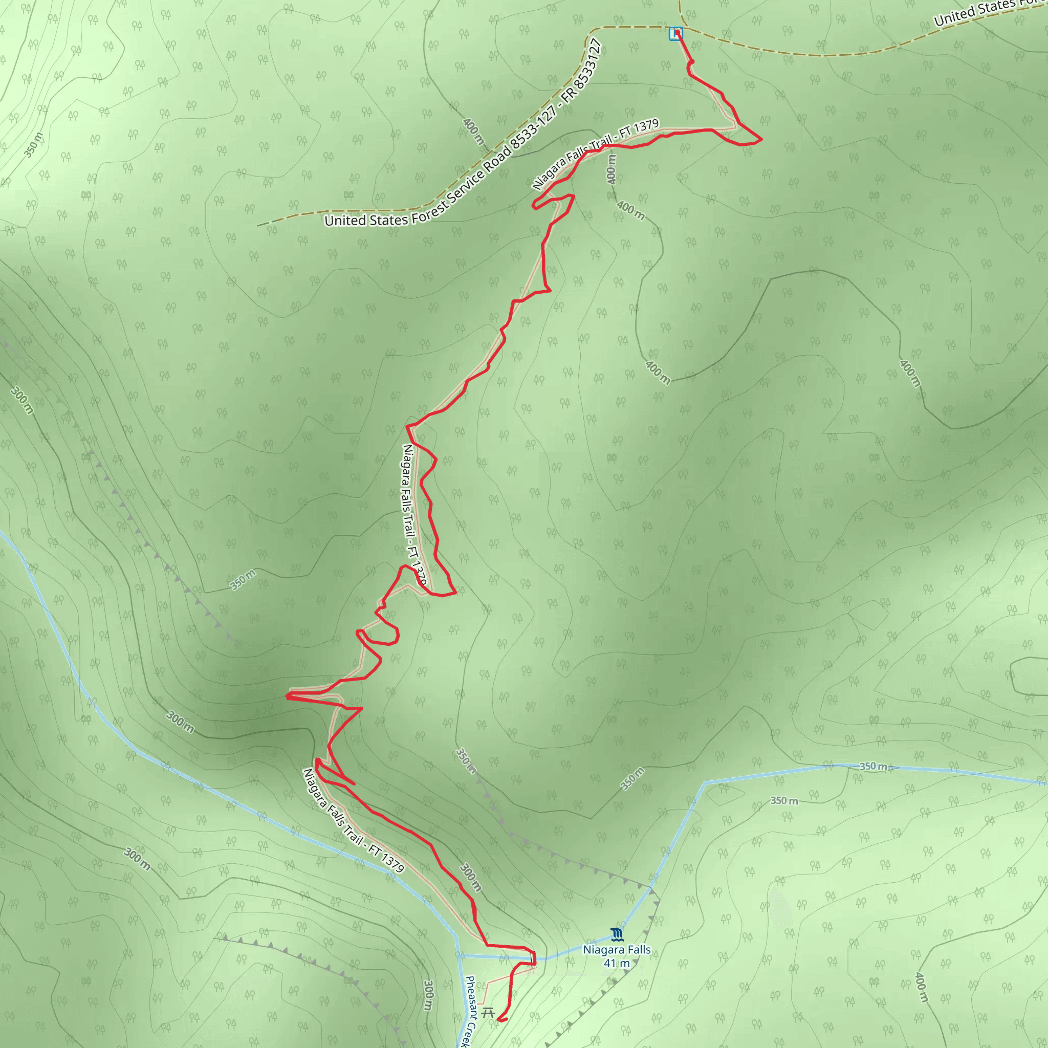 Niagra Falls Trail mobile static map