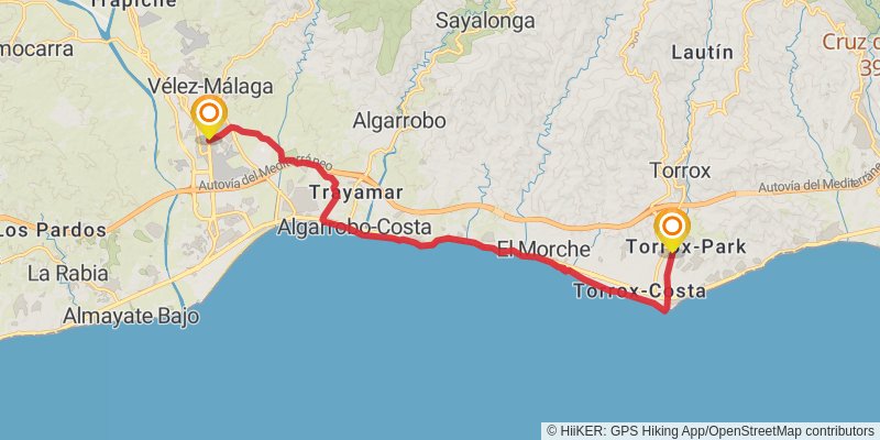 Gran Senda De Malaga stage 3 Map