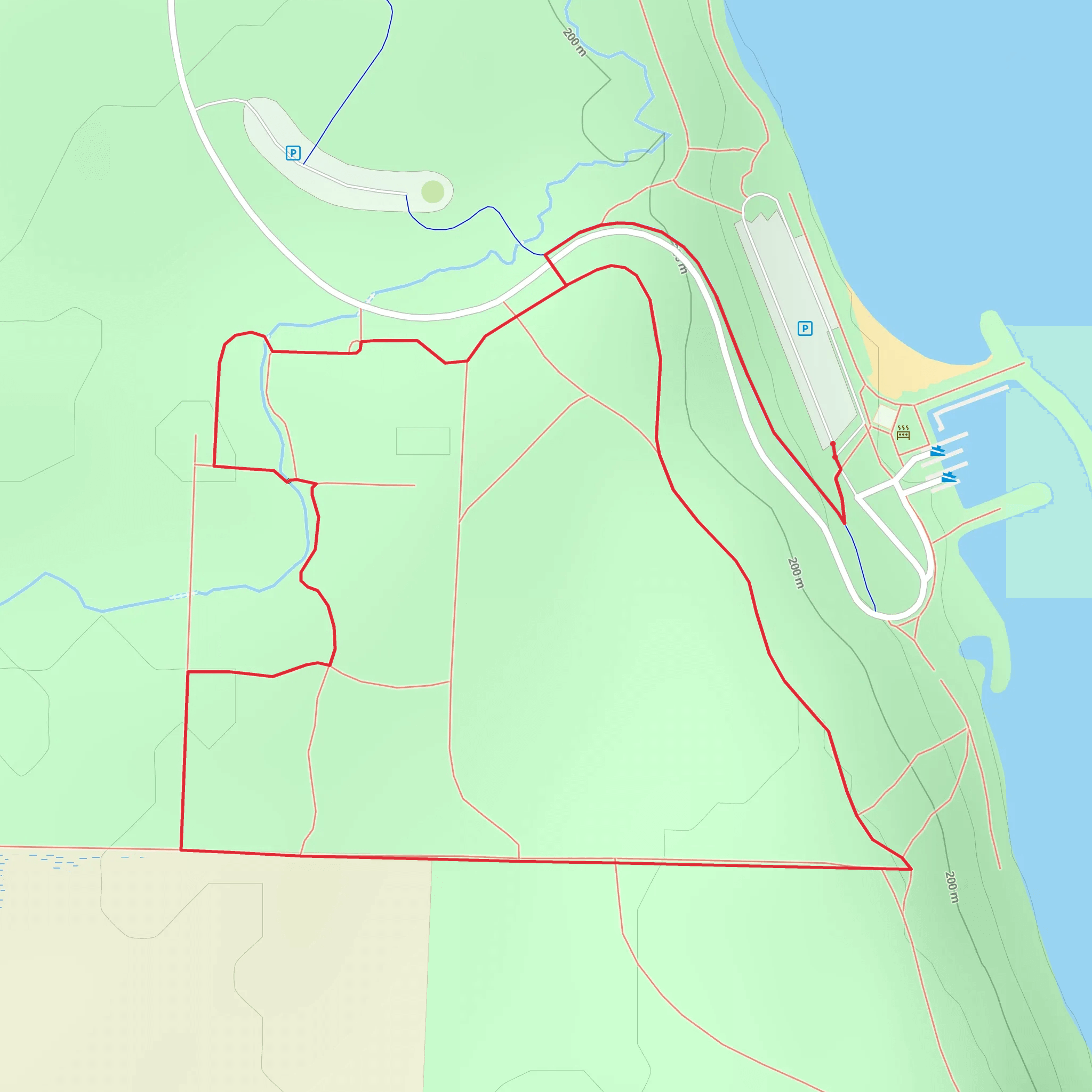 Bender Park Loop mobile static map