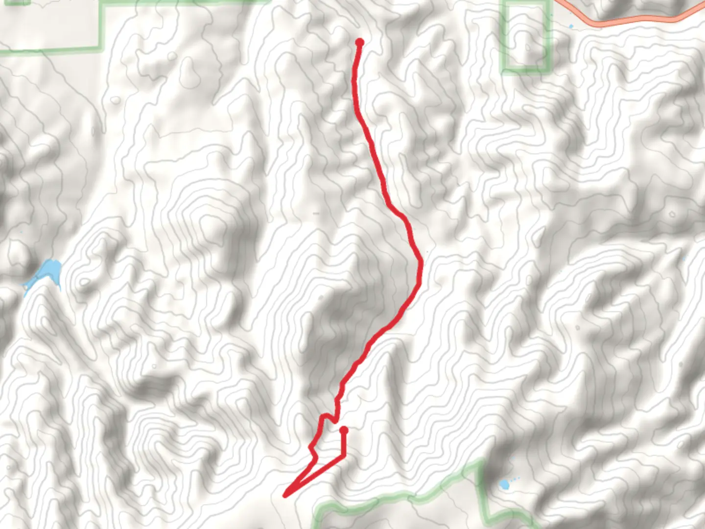 An image depicting the trail Dutchman Creek Trail and its surrounding area.