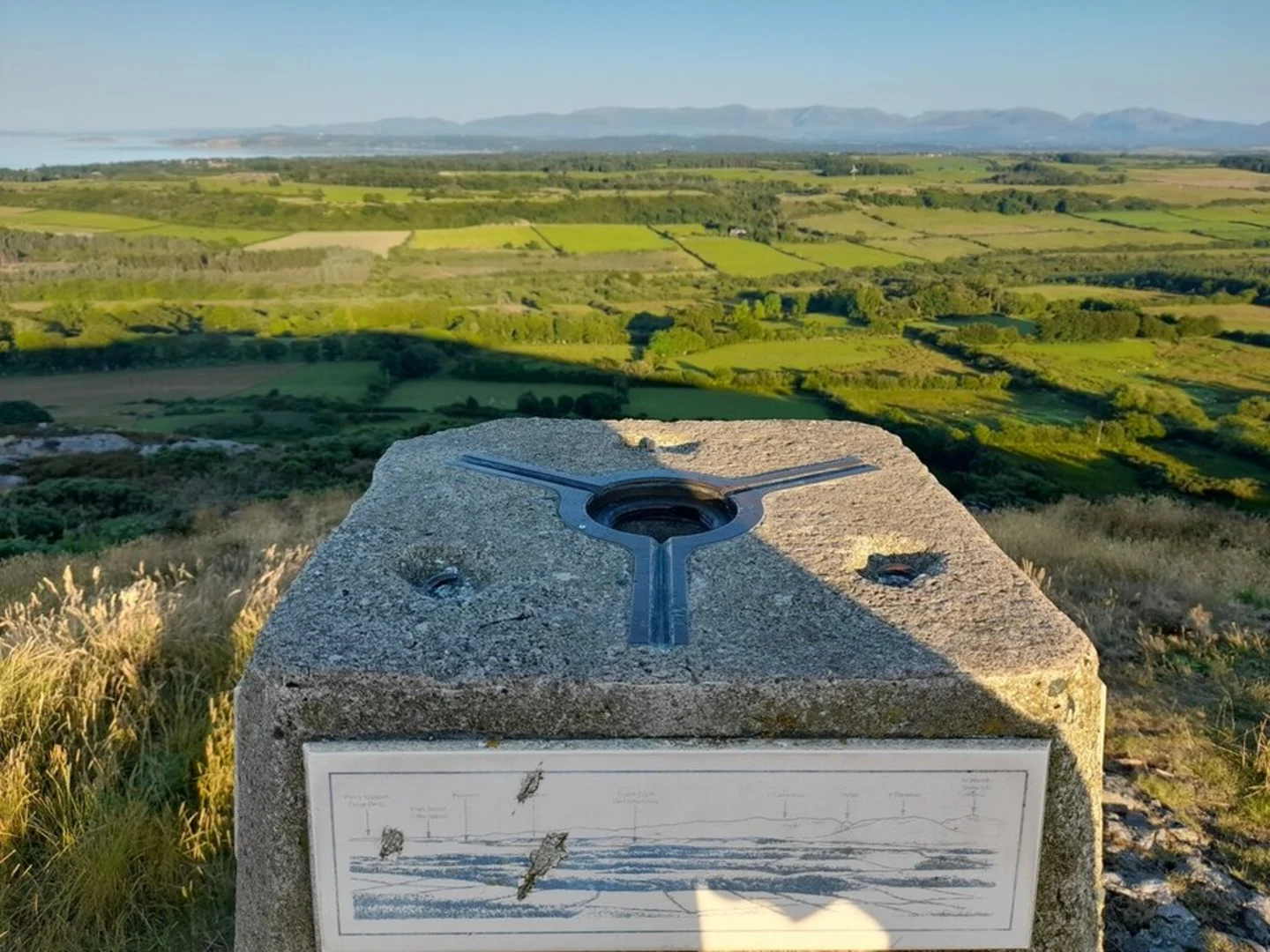 An image depicting the trail Mynydd Bodafon Loop and its surrounding area.