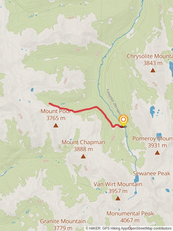 Tunnel Lake and Alpine Tunnel Trail