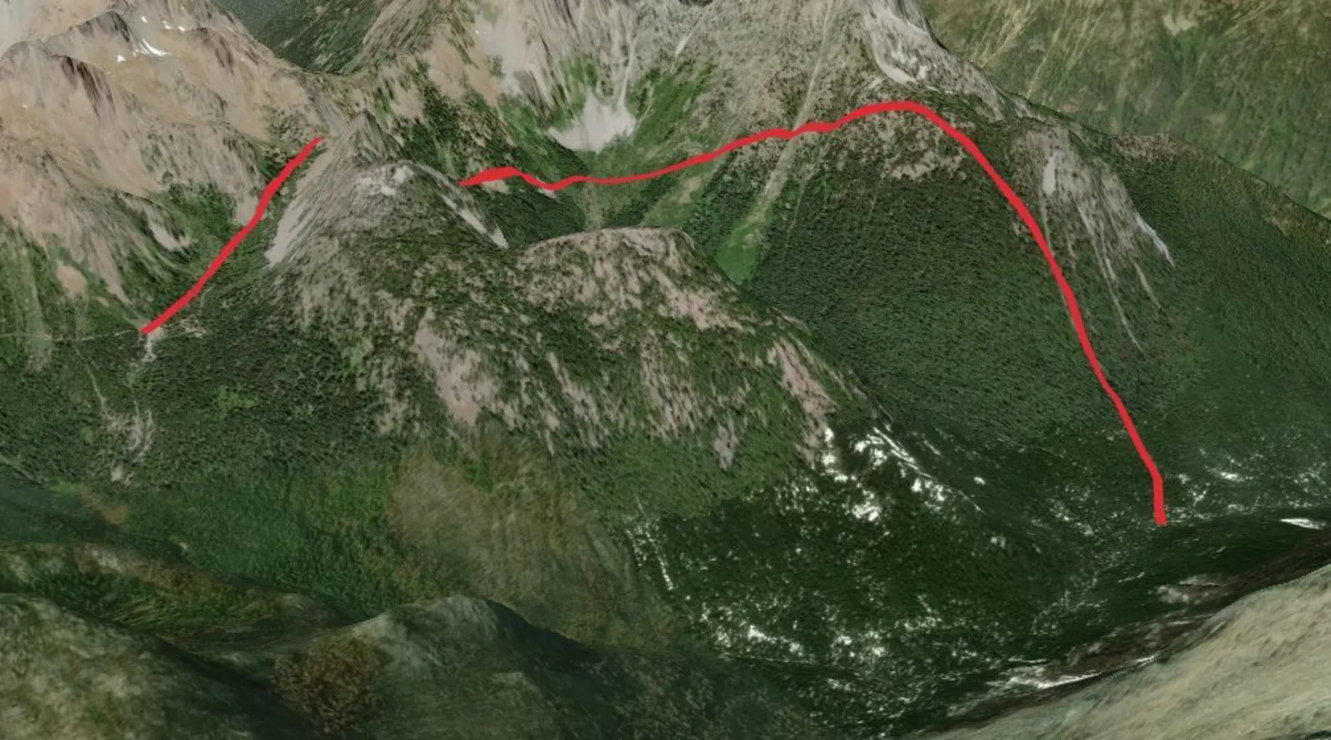 An image depicting the trail Solomon Creek Trail and its surrounding area.