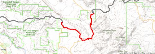 American Discovery Trail South Route stage 288 Map
