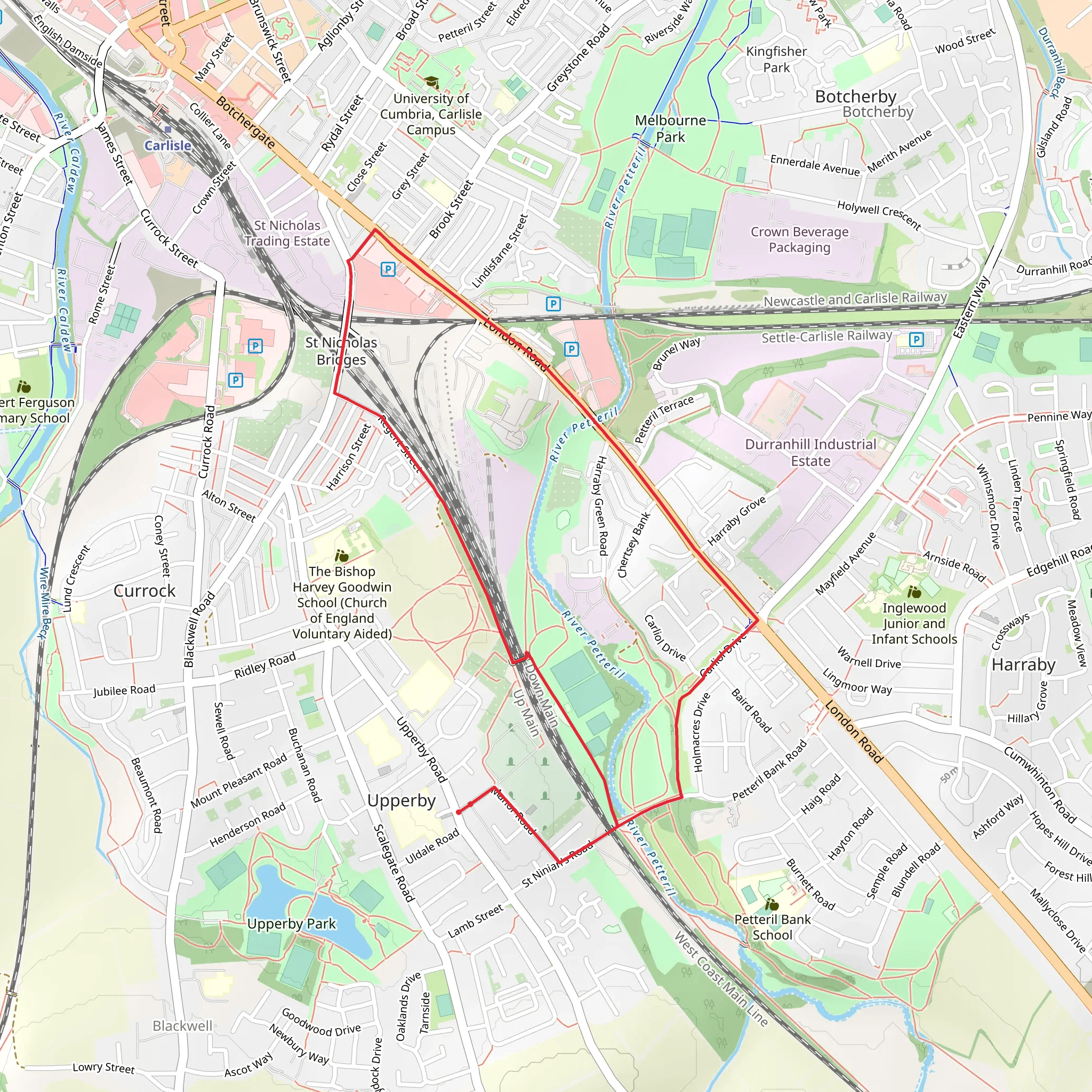 Gillford Park mobile static map