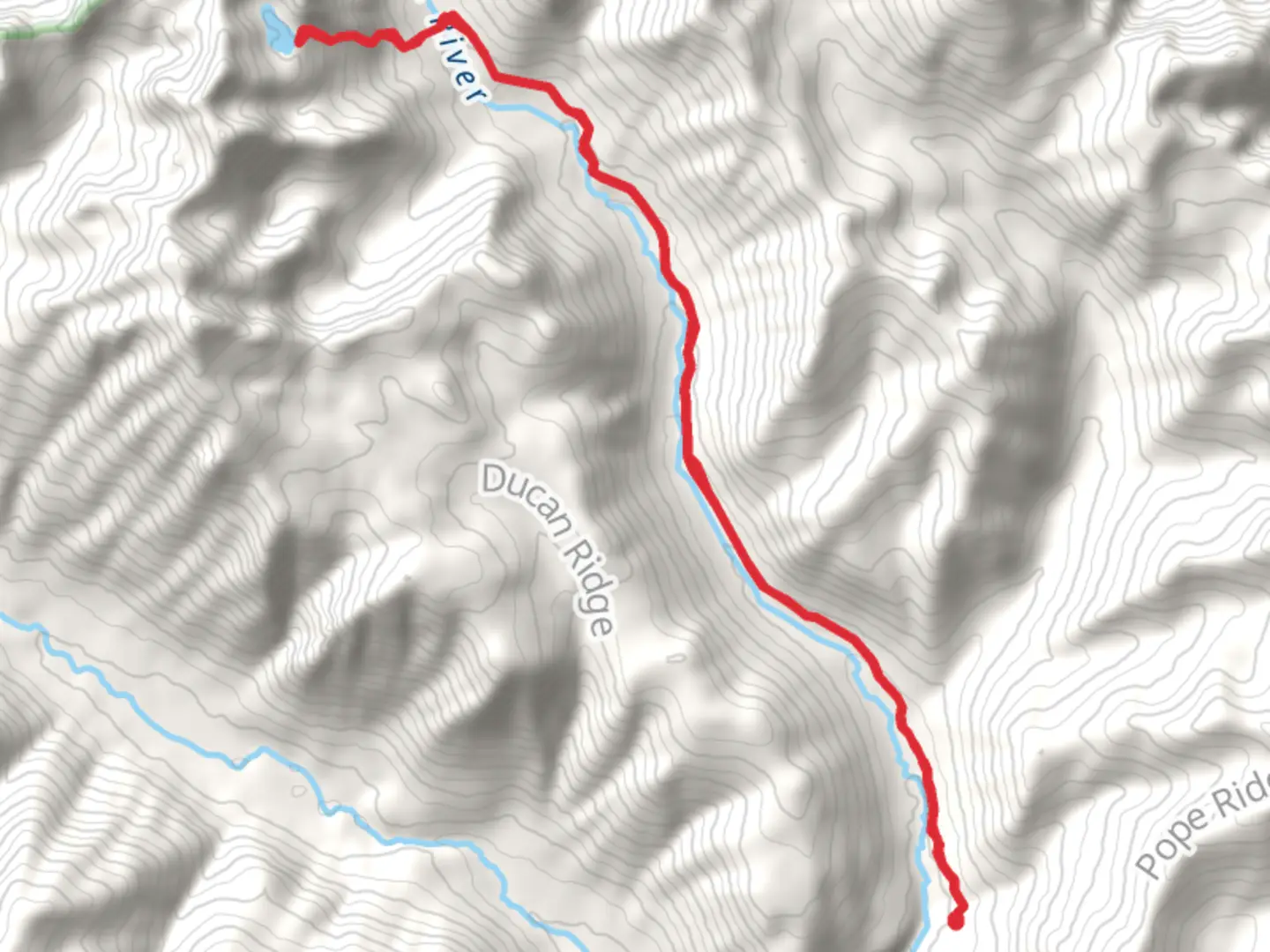 An image depicting the trail Fern Lake Out and Back and its surrounding area.