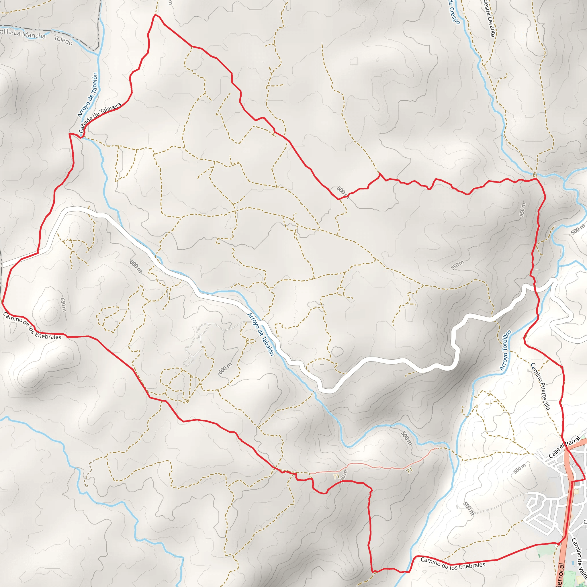Lazarillo Trail PR TO 14 mobile static map