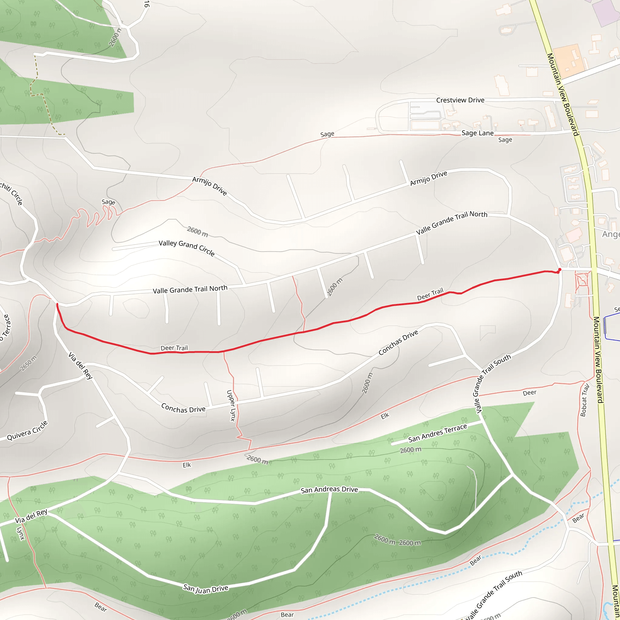 Deer Walk mobile static map