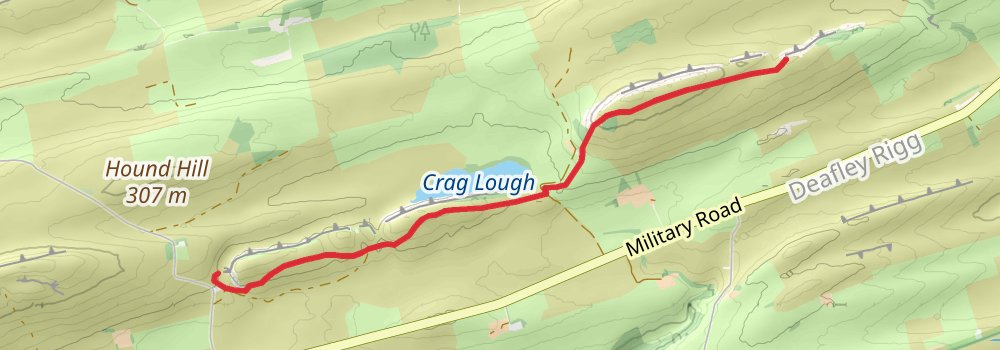 Hadrian’s Wall Path (East to West) 4-Day Gentle Tours - Slow Adventures (Hillwalk Tours) alt 1 Map