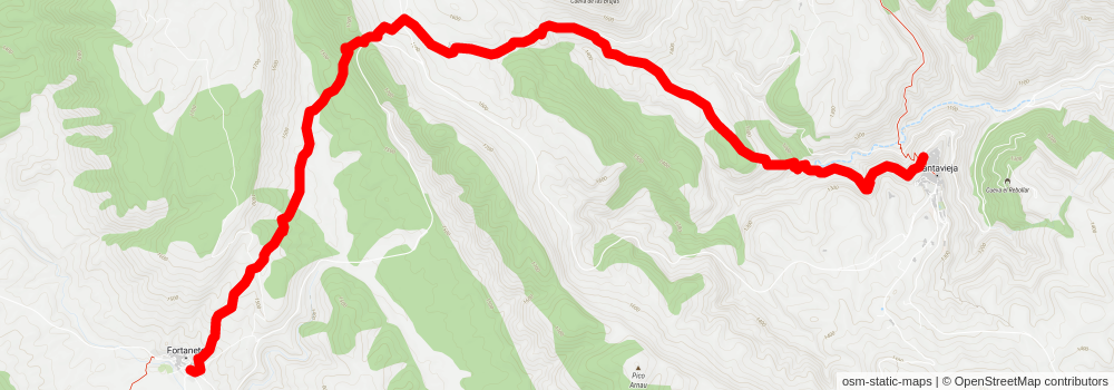 GR 8 Aragón stage 10 Map