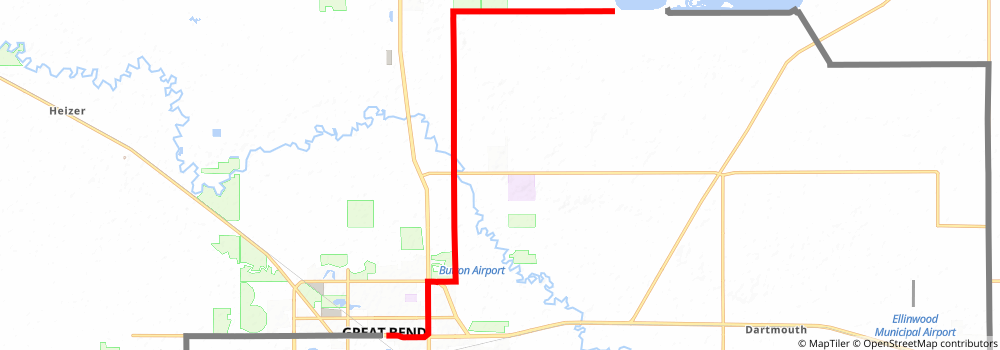 American Discovery Trail South Route stage 187 Map