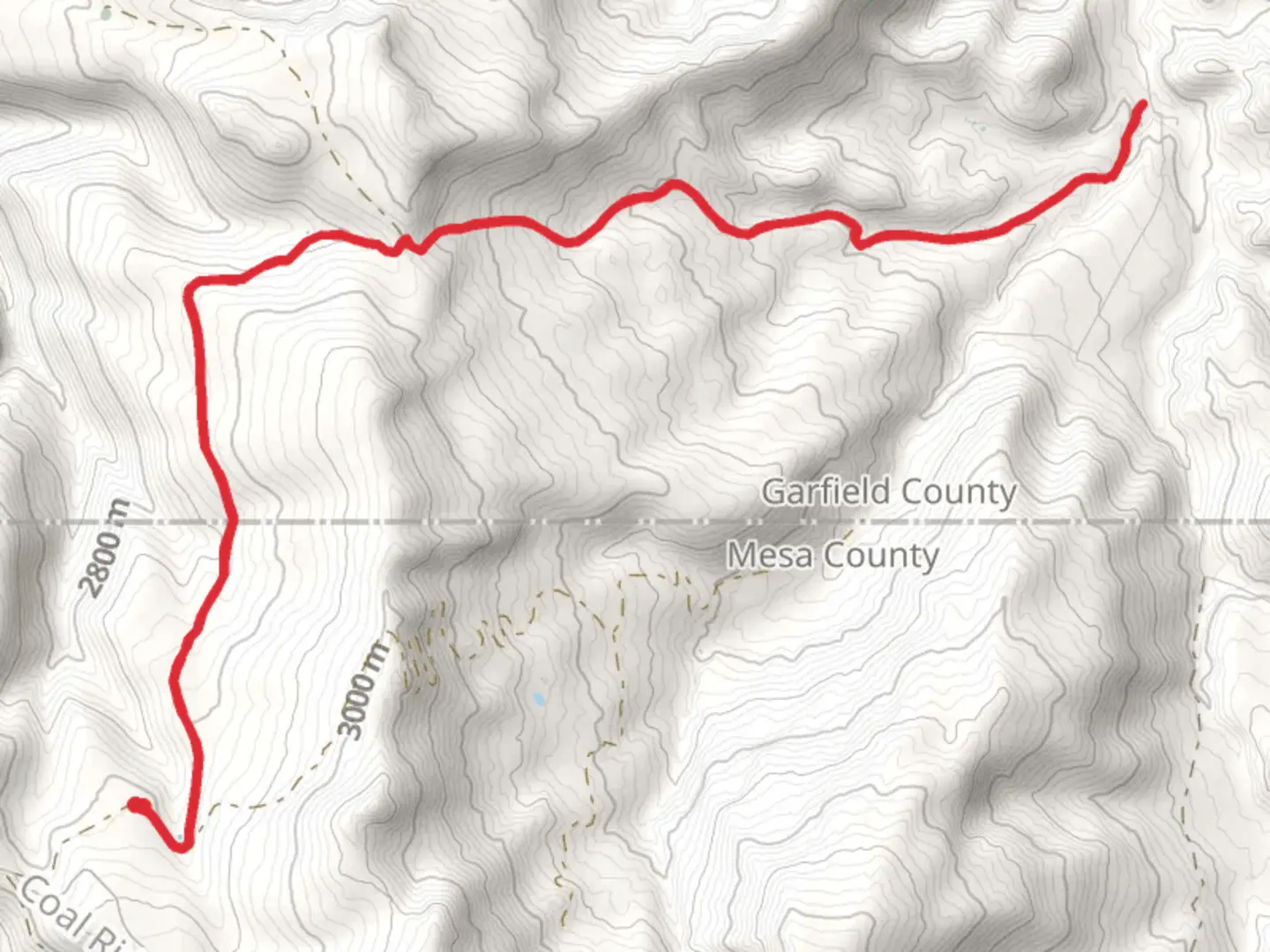 An image depicting the trail Trail Gulch and its surrounding area.