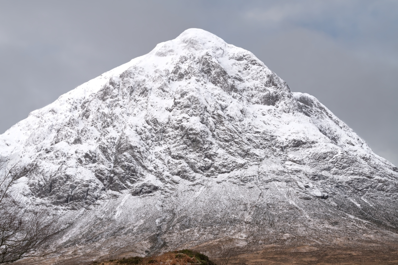 An image depicting the trail Stob Dearg - Buachaille Etive Mòr and its surrounding area.