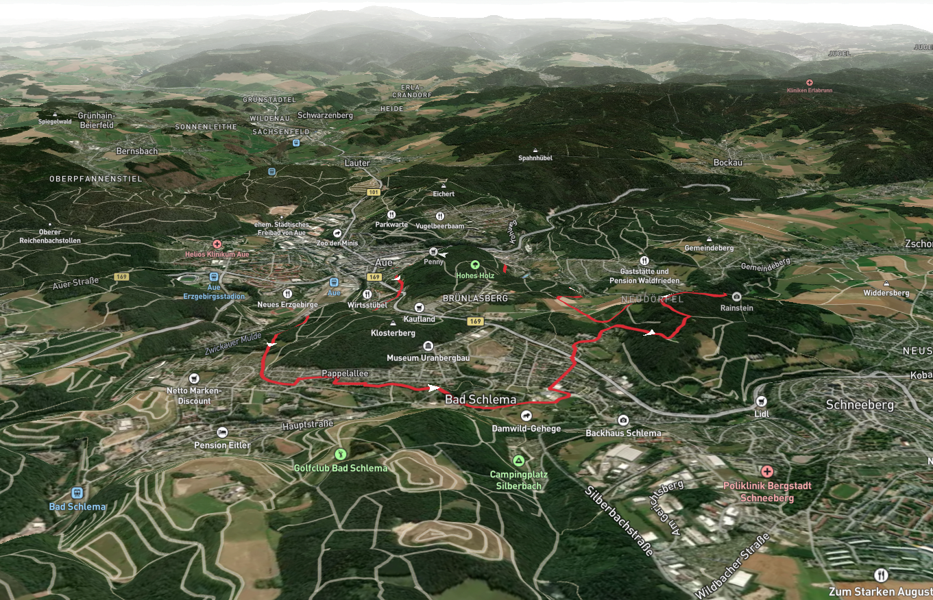 Hohes Holz, Gleesberg Loop via Flößgraben