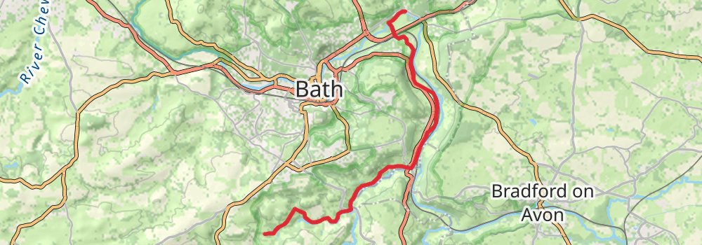 Land's End To John O'Groats stage 22 Map