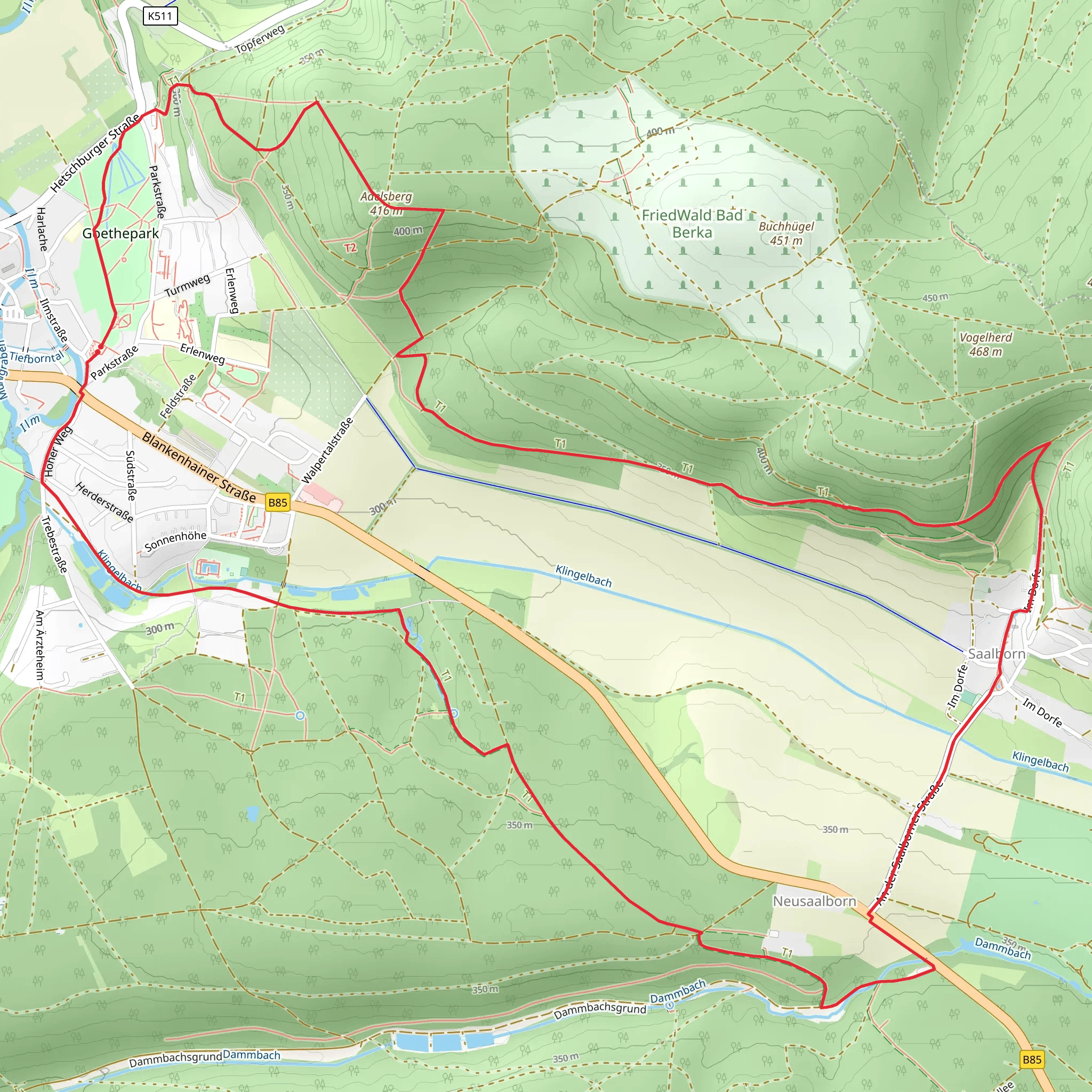 Ludwig-Haefner Weg mobile static map