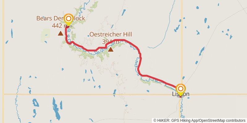 North Country Trail stage 26 Map