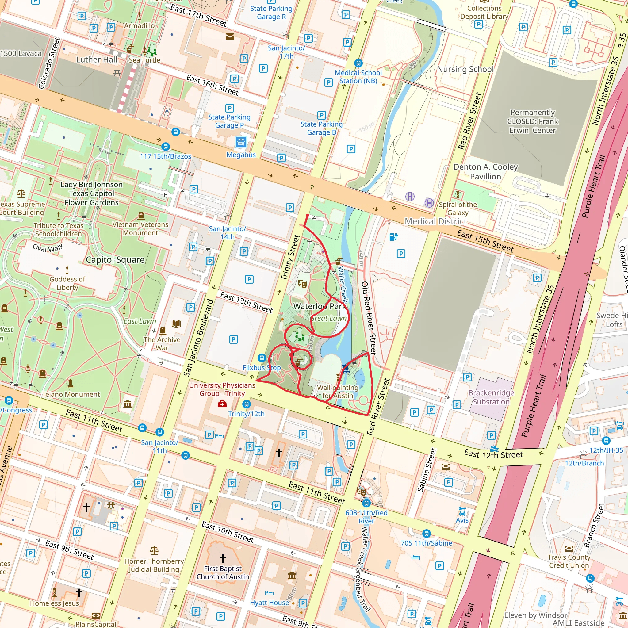 Suzanne Deal Booth Skywalk mobile static map