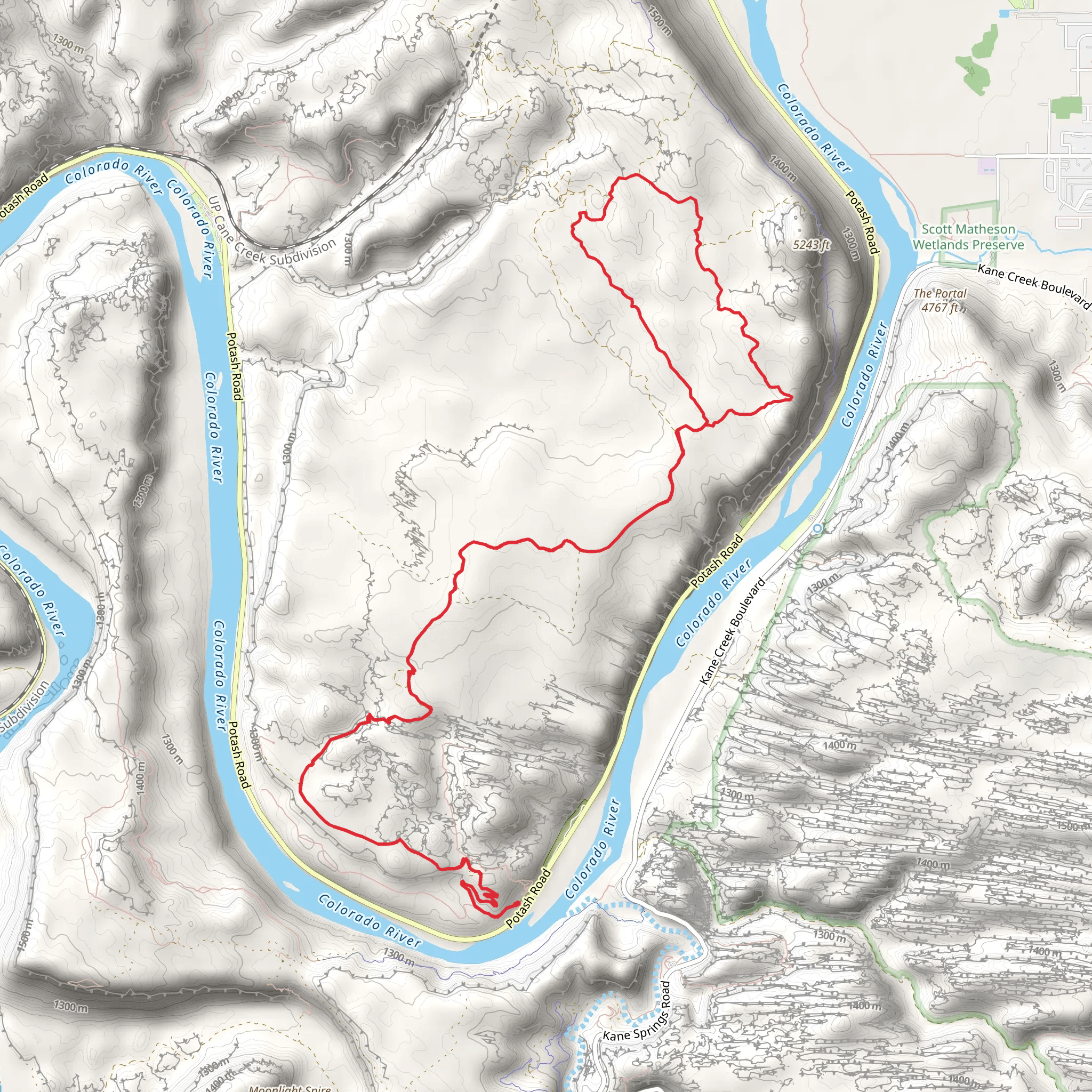 Poison Spider Loop mobile static map