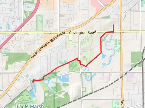 Towpath Trail and Mill Creek