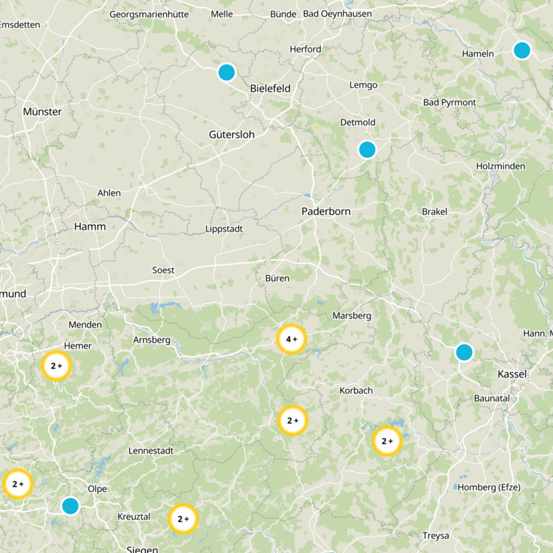 Kreis Paderborn Static Map