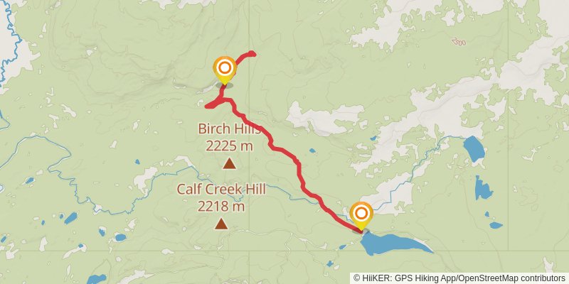 Union Falls via Mountain Ash Creek Trail stage 2 Map