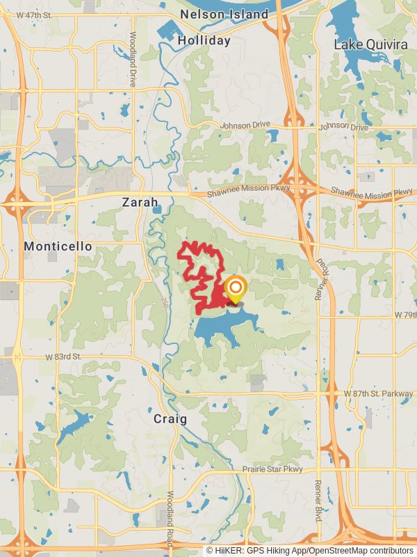 Violet, Orange and Red Loop Trail