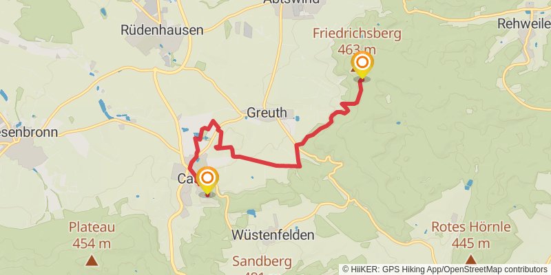 Steigerwald Panoramaweg alt 3 Map