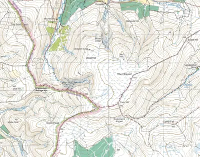 Harvey Maps Cheviot Hills on HiiKER