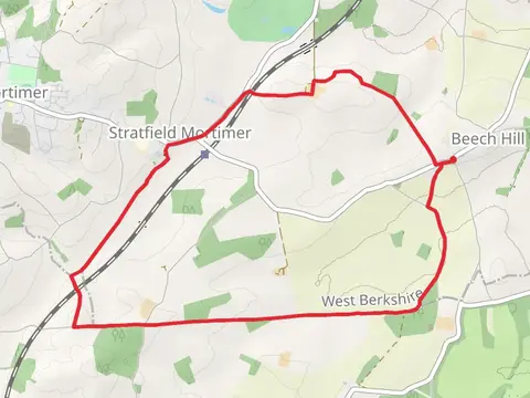 Stratfield Mortimer Country Park Loop