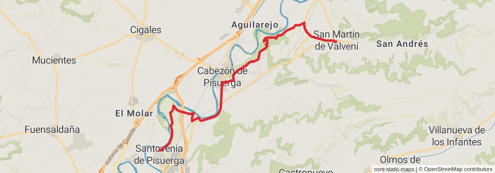 GR 296 Senderos del Clarete stage 5 Map