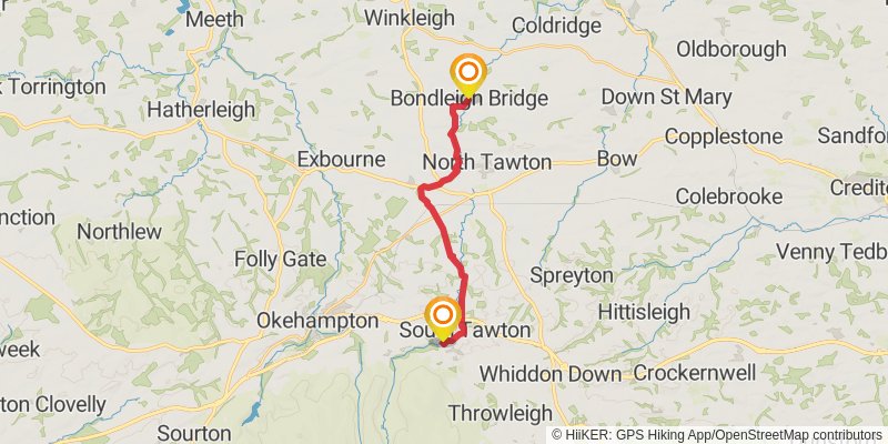 Land's End Trail stage 13 Map