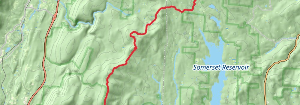Appalachian Trail - Vermont stage 3 Map