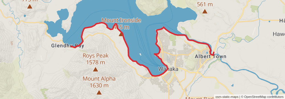 Te Araroa Trail stage 156 Map