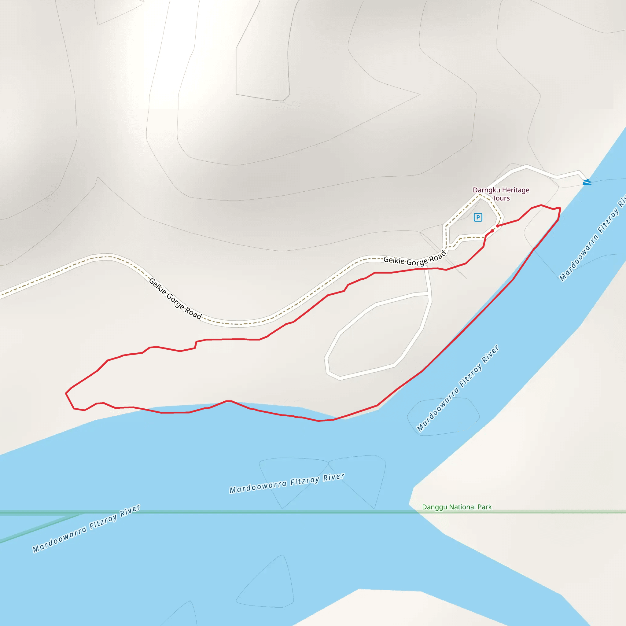 Larrgari Trail mobile static map
