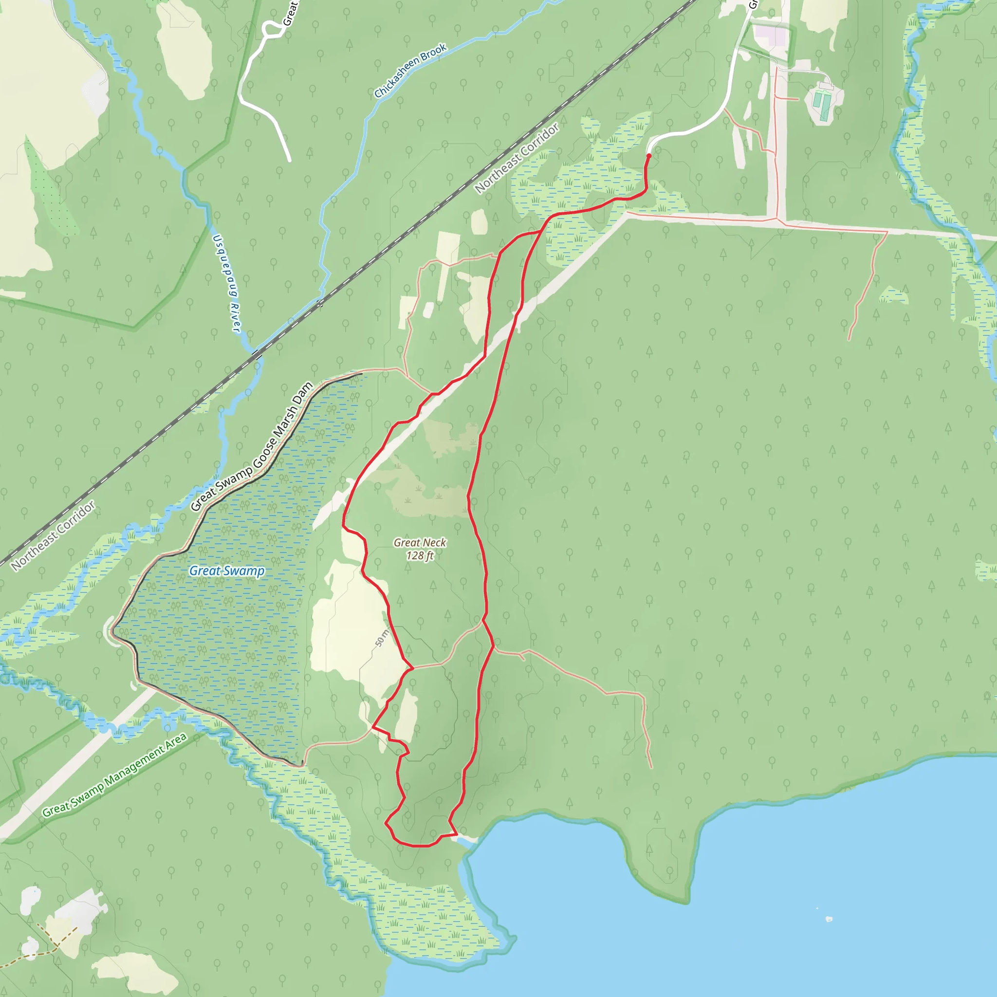 Great Neck Loop mobile static map