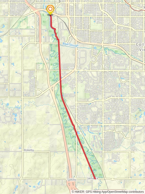 Salt Creek Levee and Jamaica North Trail