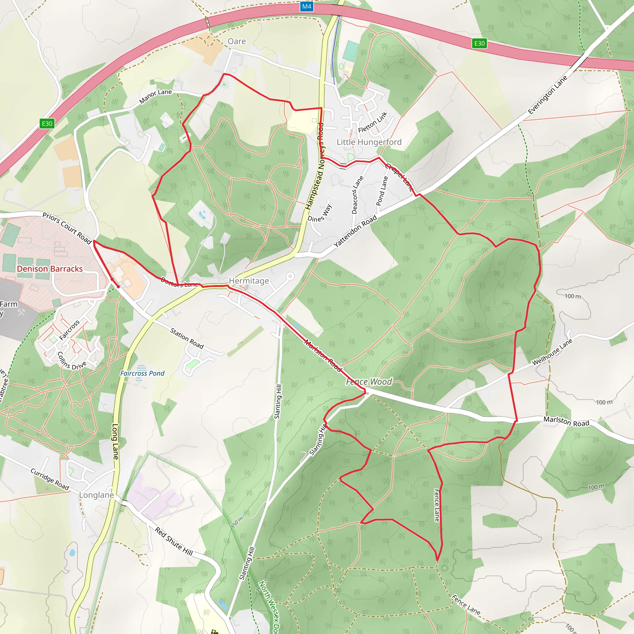 Hermitage Circular Walk mobile static map