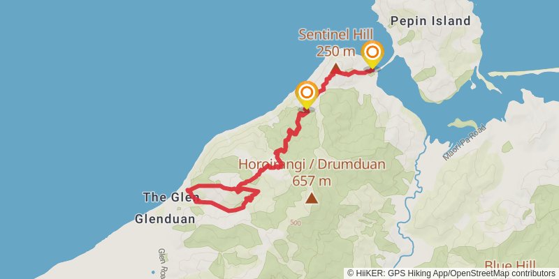 Cable Bay Walkway stage 2 Map