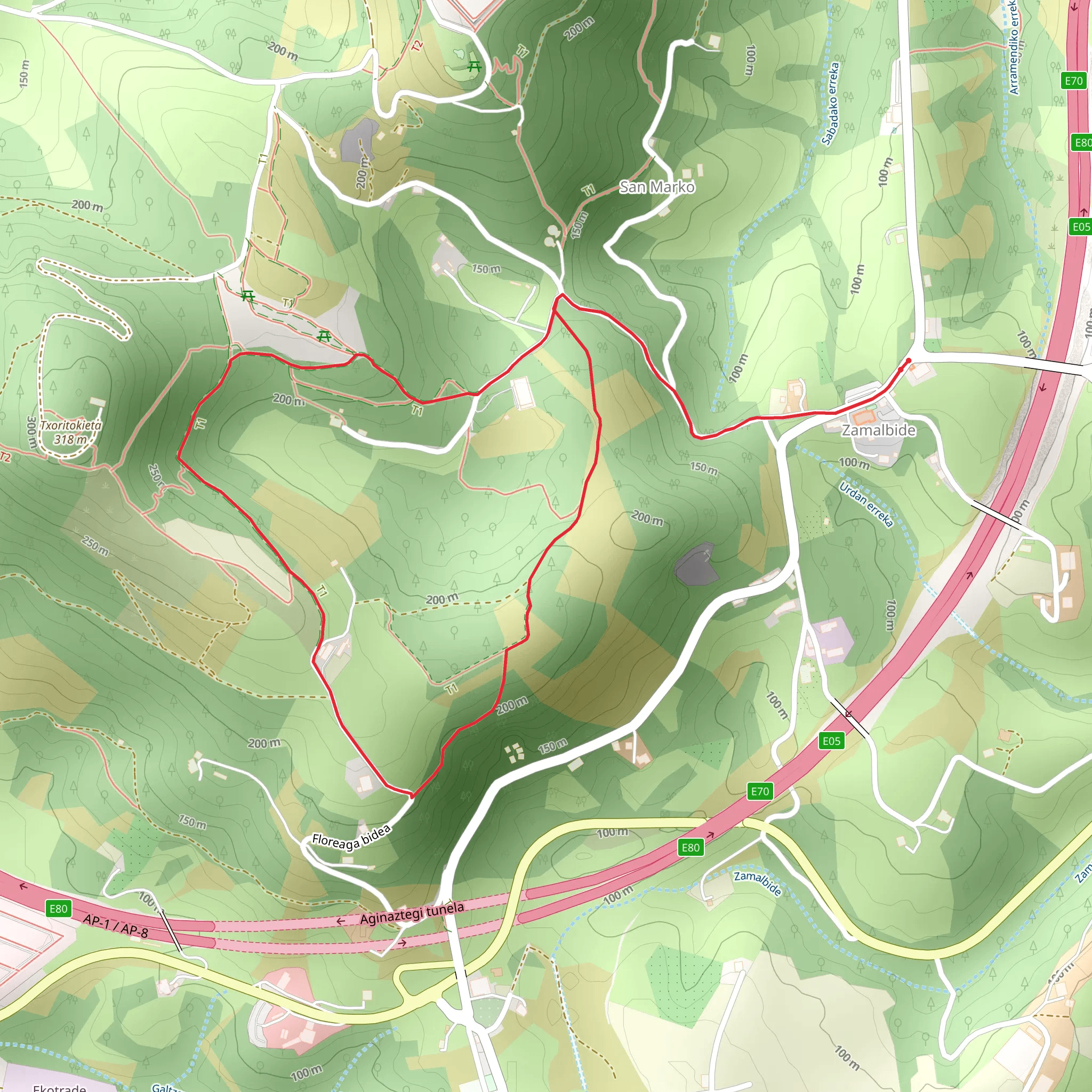 Txoritokieta SL GI 4 mobile static map