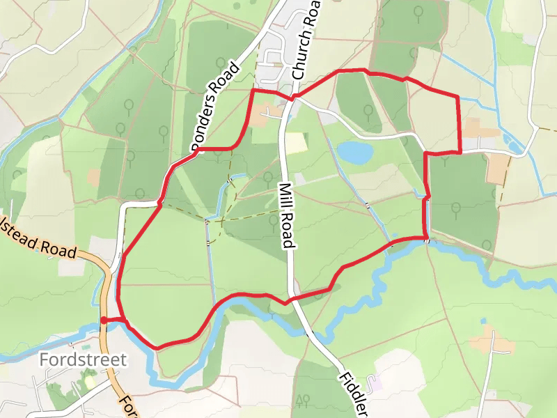 Fordham Hall Walk in Colne Valley