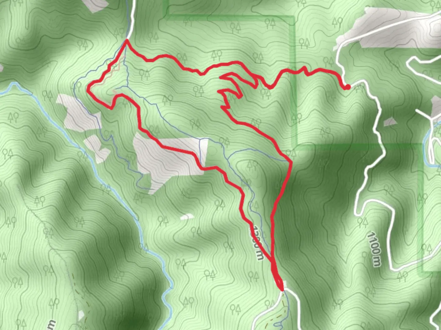 An image depicting the trail Toothpick, Coggins Saddle and Catwalk Loop Trail and its surrounding area.