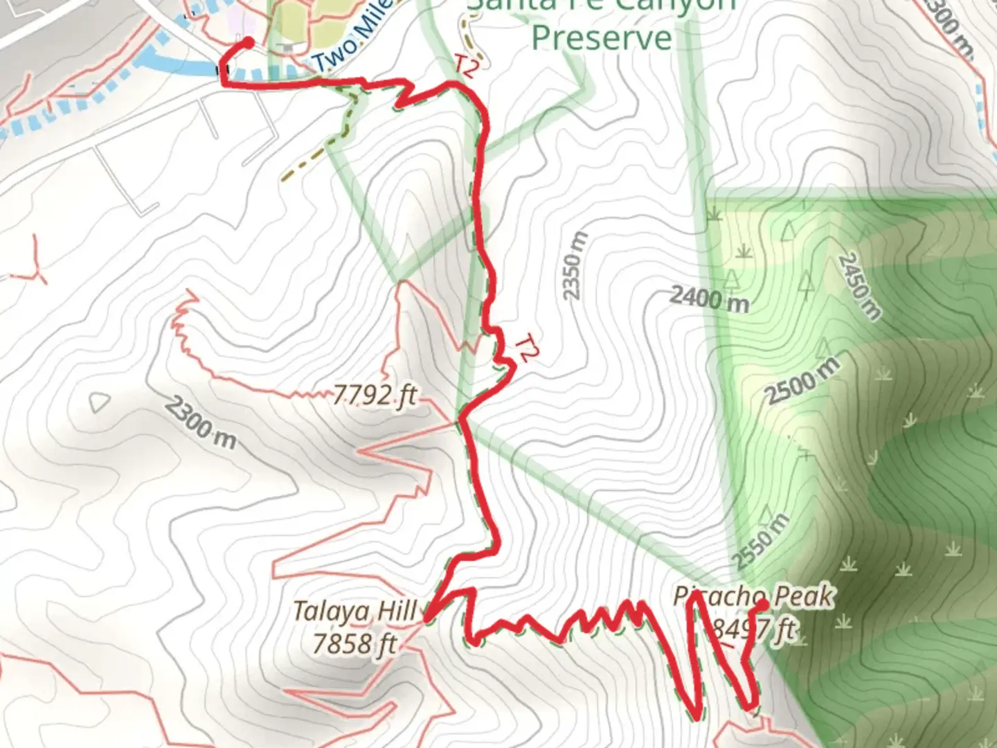 An image depicting the trail Picacho Peak Trail and its surrounding area.
