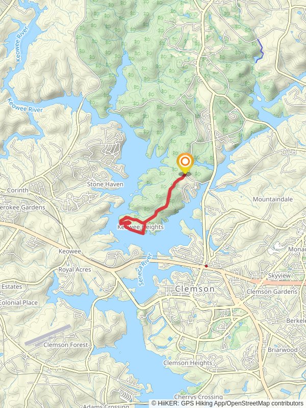 Hunting Arrow Loop Trail mobile static map