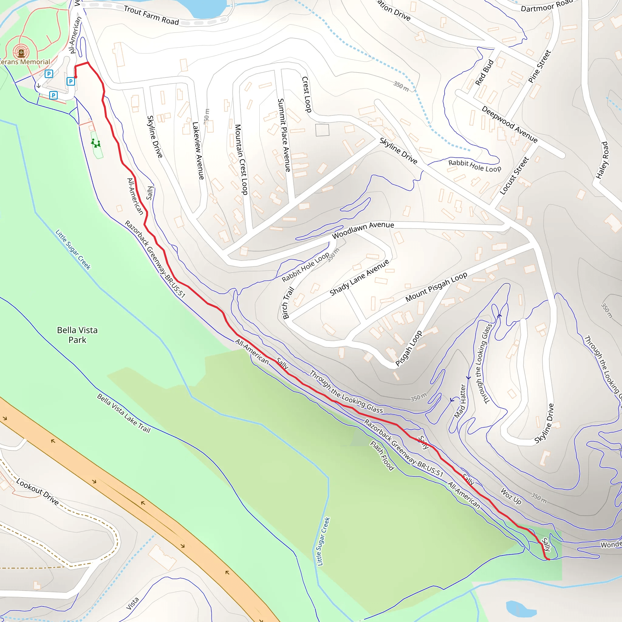 Smuggler's Run Walk mobile static map