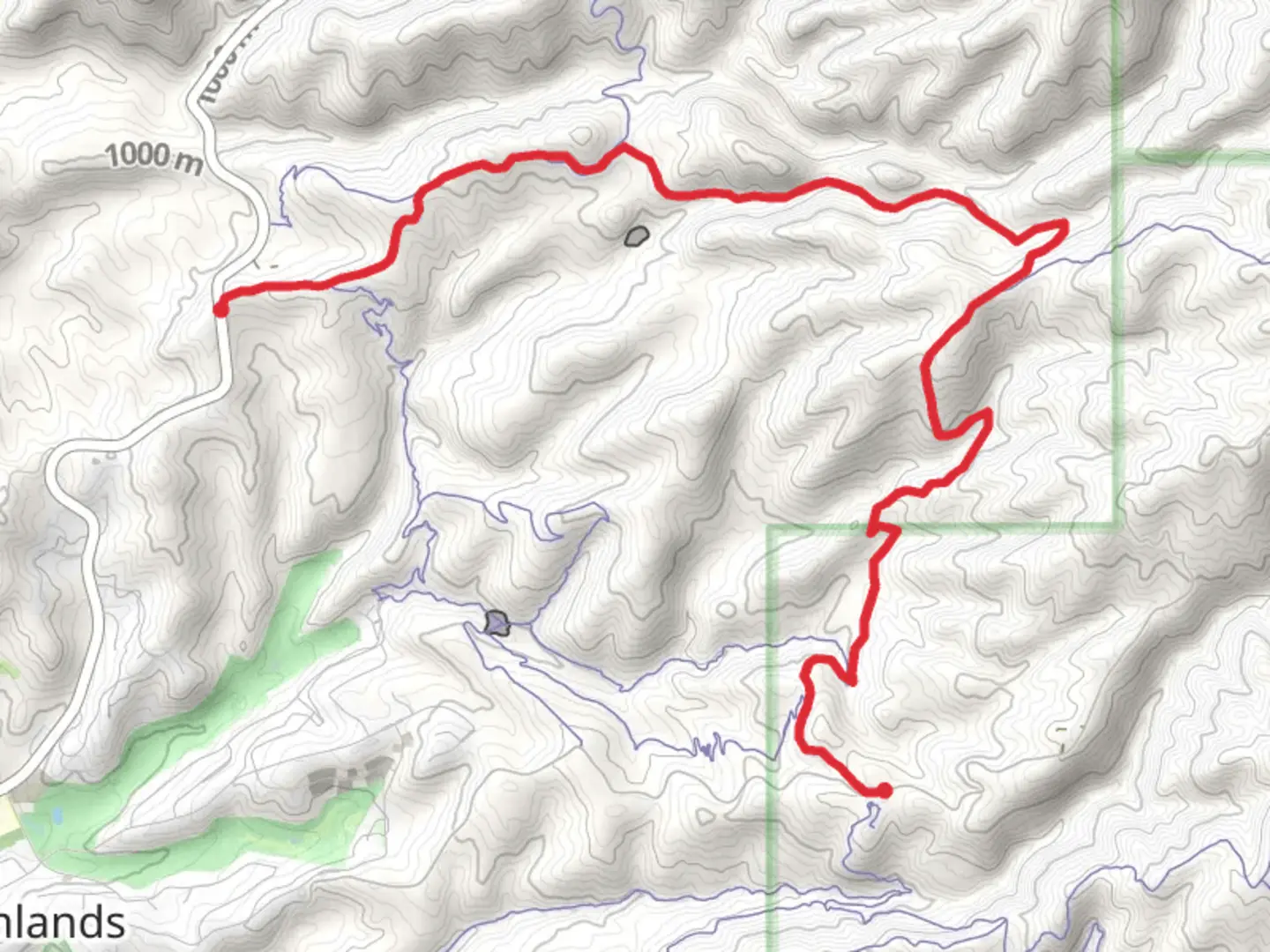 An image depicting the trail Corrals and its surrounding area.