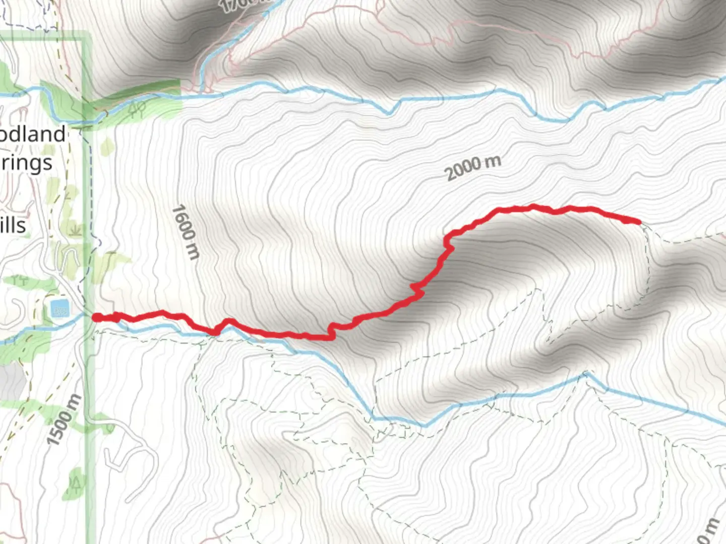 An image depicting the trail Triumph Trail and its surrounding area.