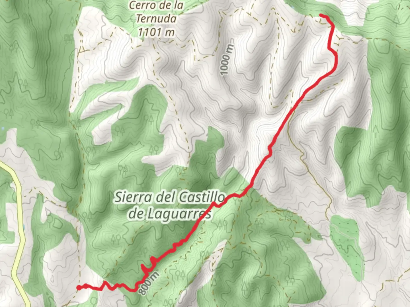 An image depicting the trail Convent of Linares - La Fronfreda PR HU 131 and its surrounding area.