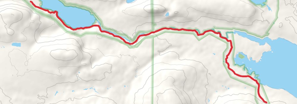 Appalachian Trail Section Hike - 100 Mile Wilderness Trail stage 7 Map