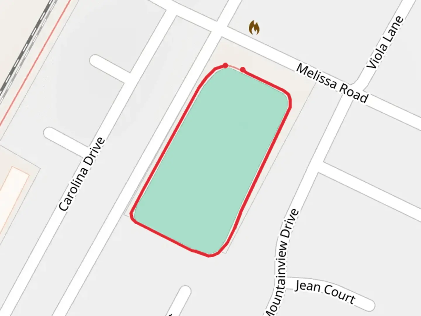 An image depicting the trail Athena Avenue Loop and its surrounding area.